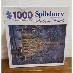 Spillsbury 1000 Piece Jigsaw Puzzle Robert Finale Chicago Water Tower Complete